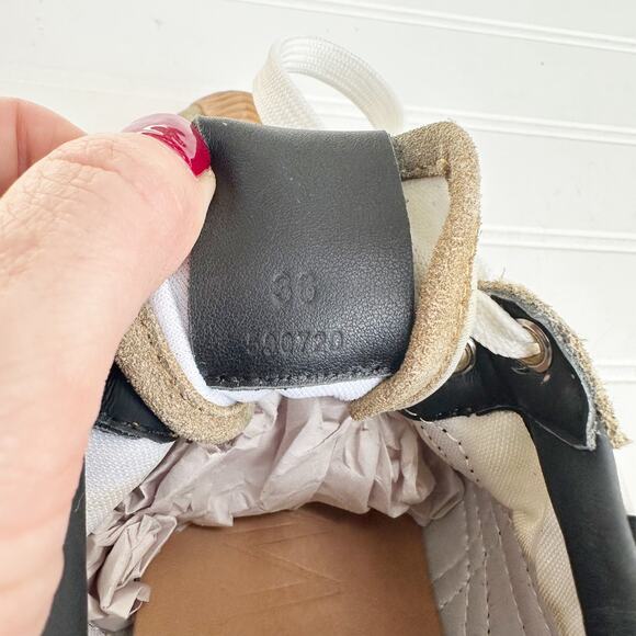 Loewe Flow Runner Sneakers Beige Tan Black Suede Nylon Women’s 36 US 6 Trainers - Picture 7 of 9